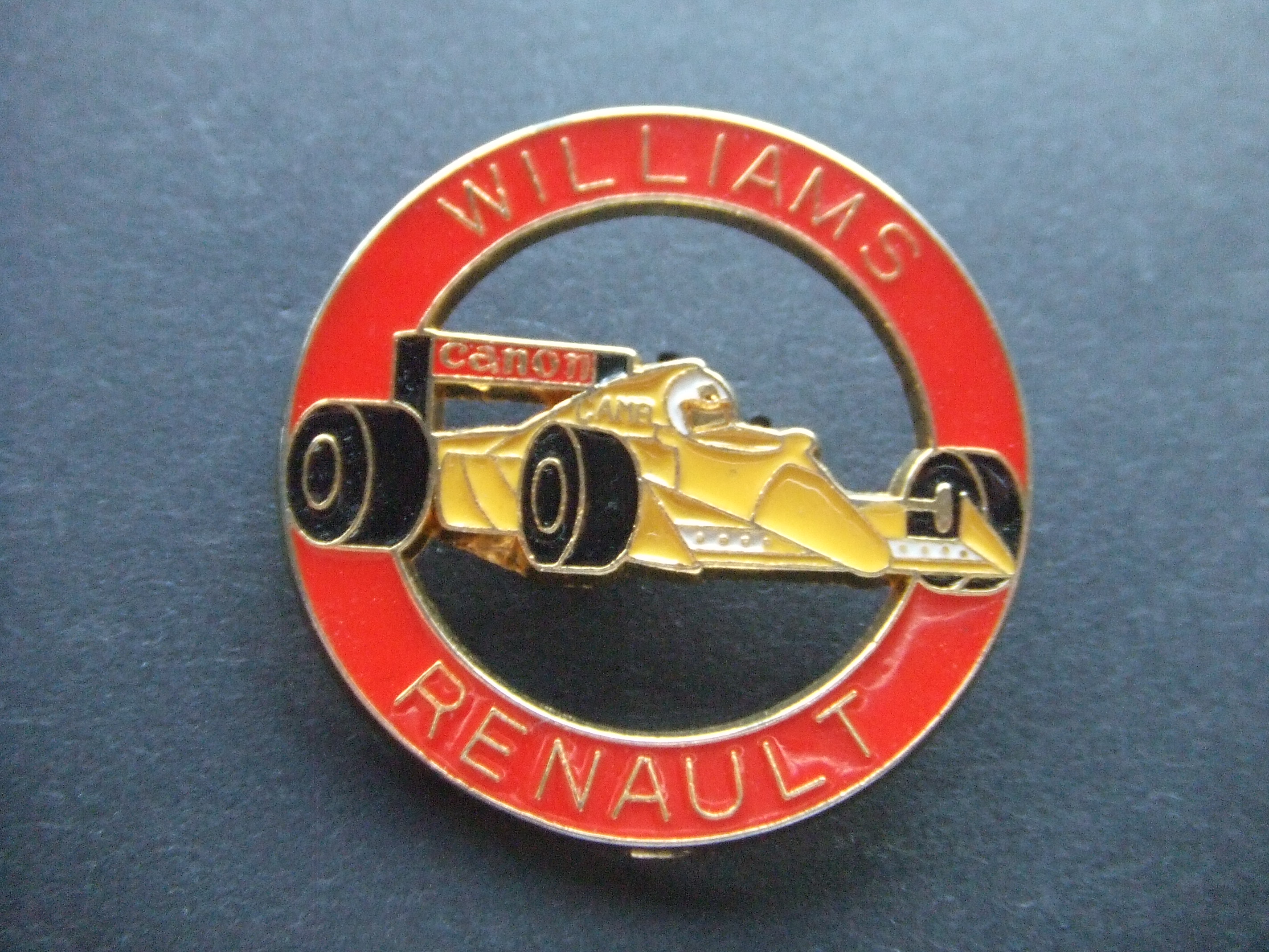 Formule 1 race team Renault Williams rood